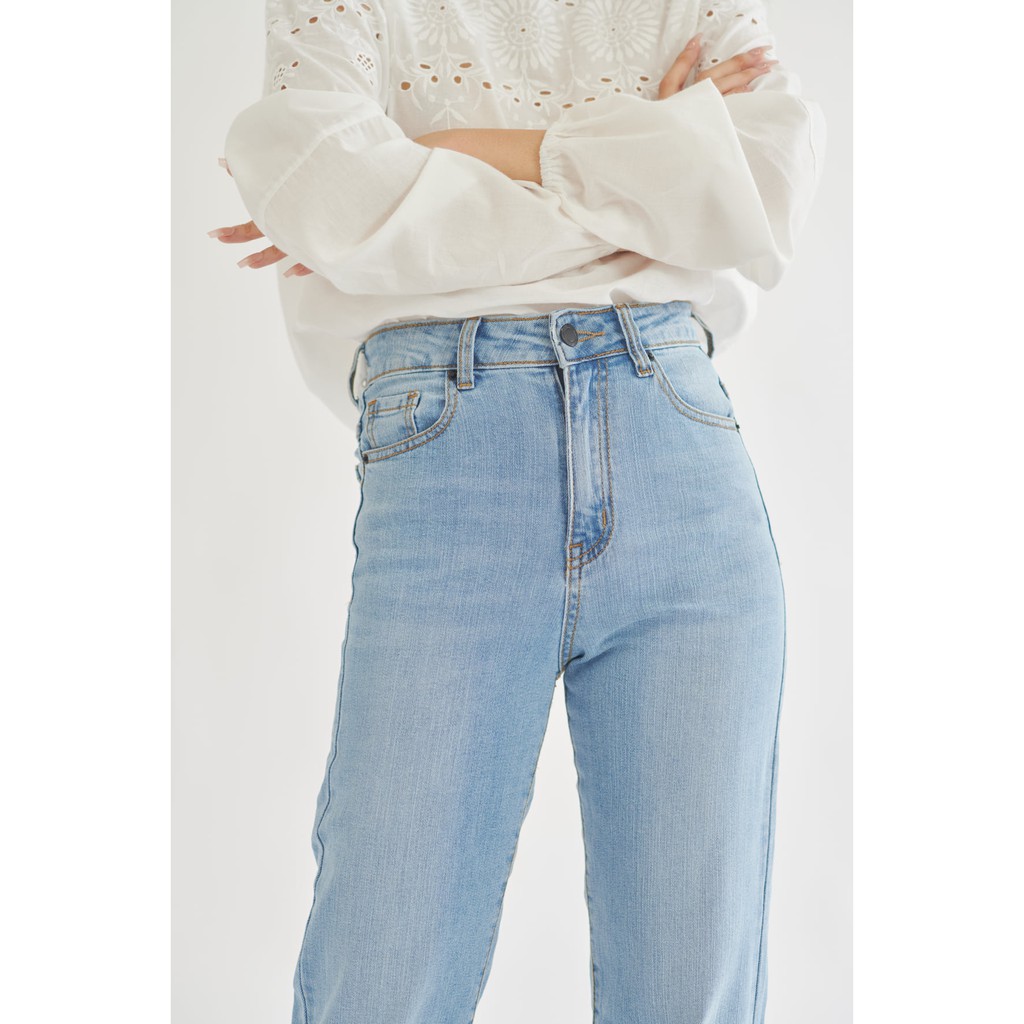 quần jeans cullotes lật lai LEN 8116-8117