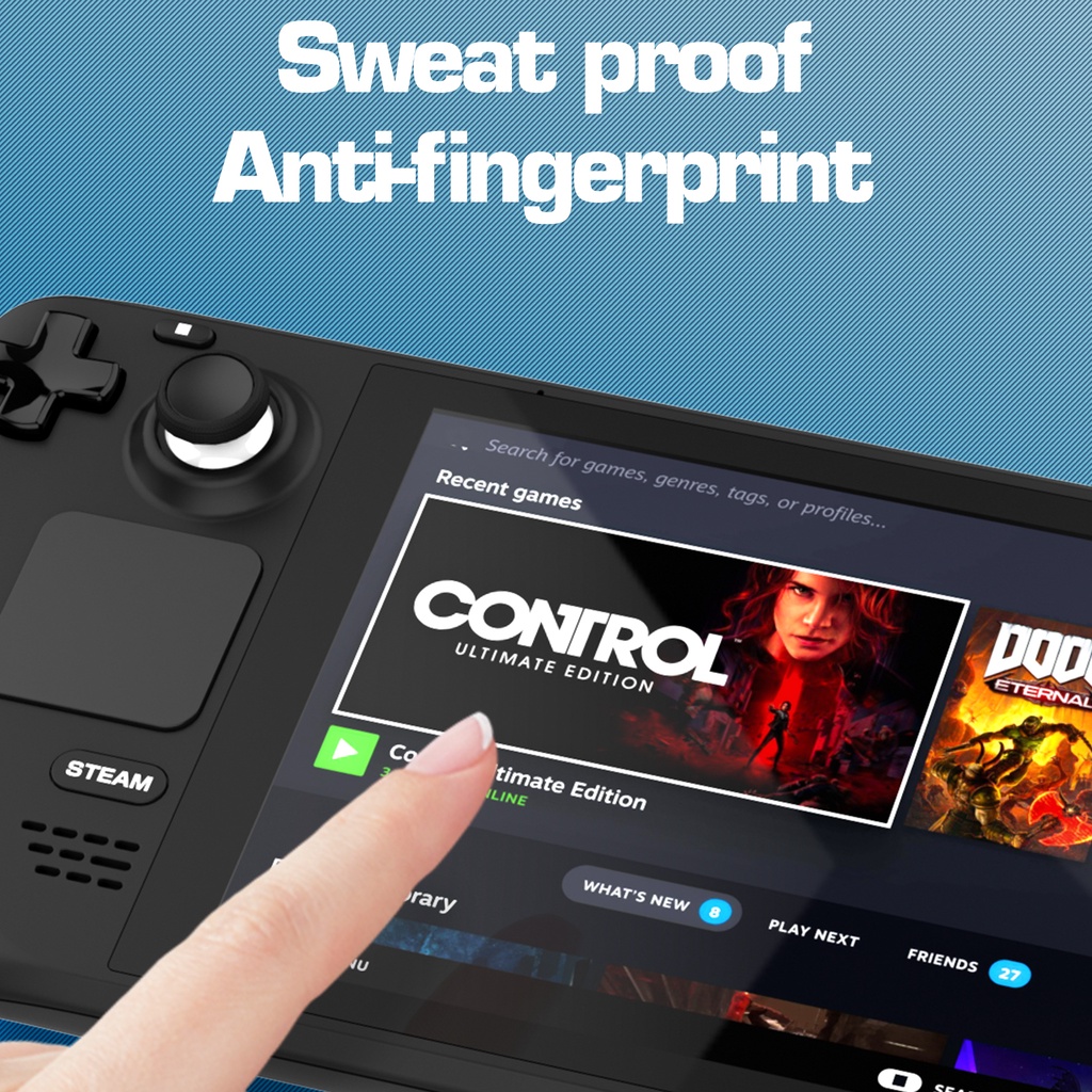 Kính cường lực IINE bảo vệ màn hình thích hợp cho Steam Deck