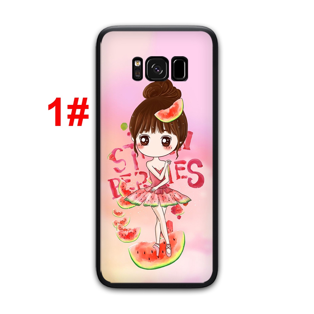 Ốp lưng hình anime cho Samsung Galaxy S8 S9 S10 Lite S20 Plus S10E 8S Anime Girls