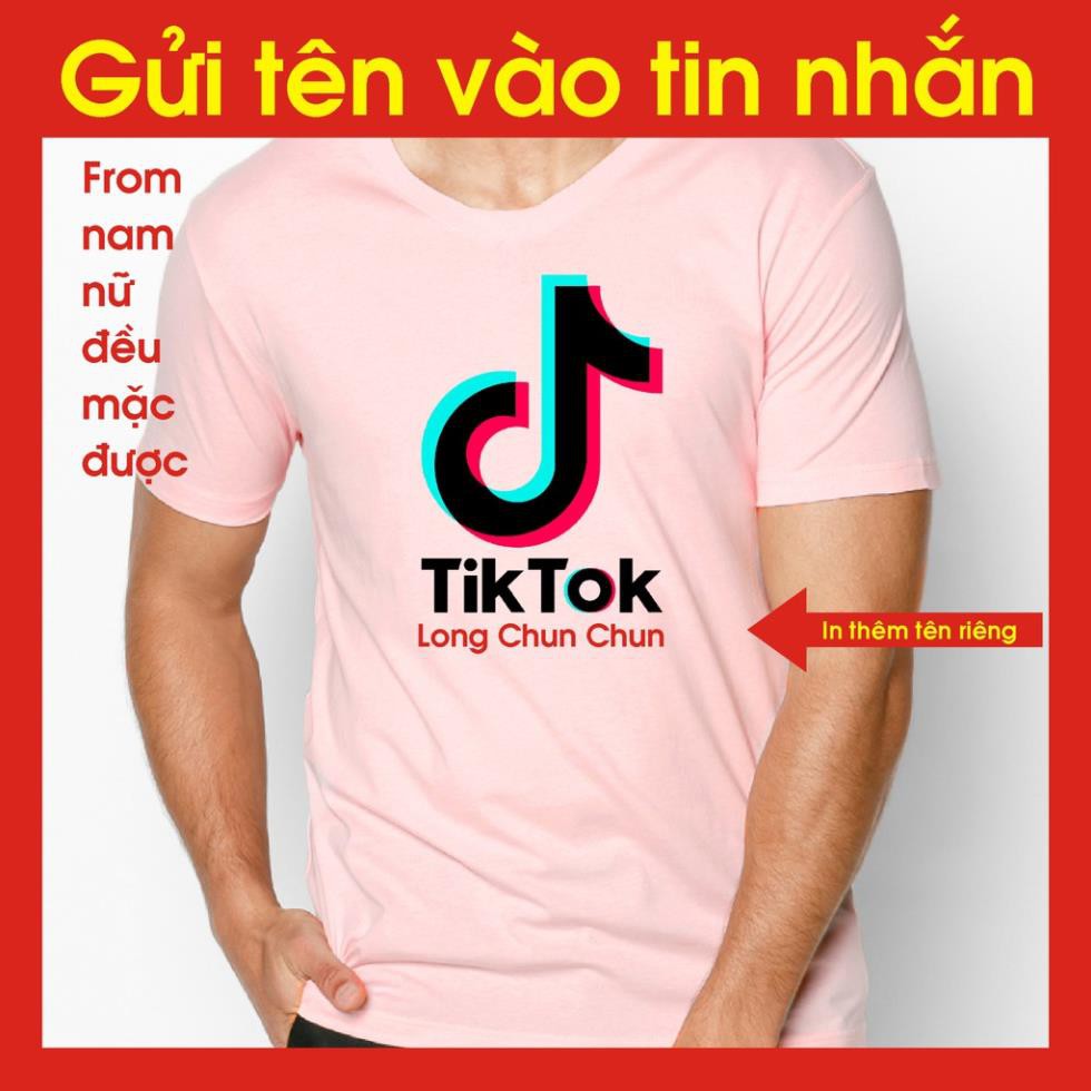 RẺ VÔ ĐỊCH- áo thun tik tok,in tên riêng, chất đẹp, bao đổi trả,áo phông tiktok, đủ màu,in thêm tên riêng.
