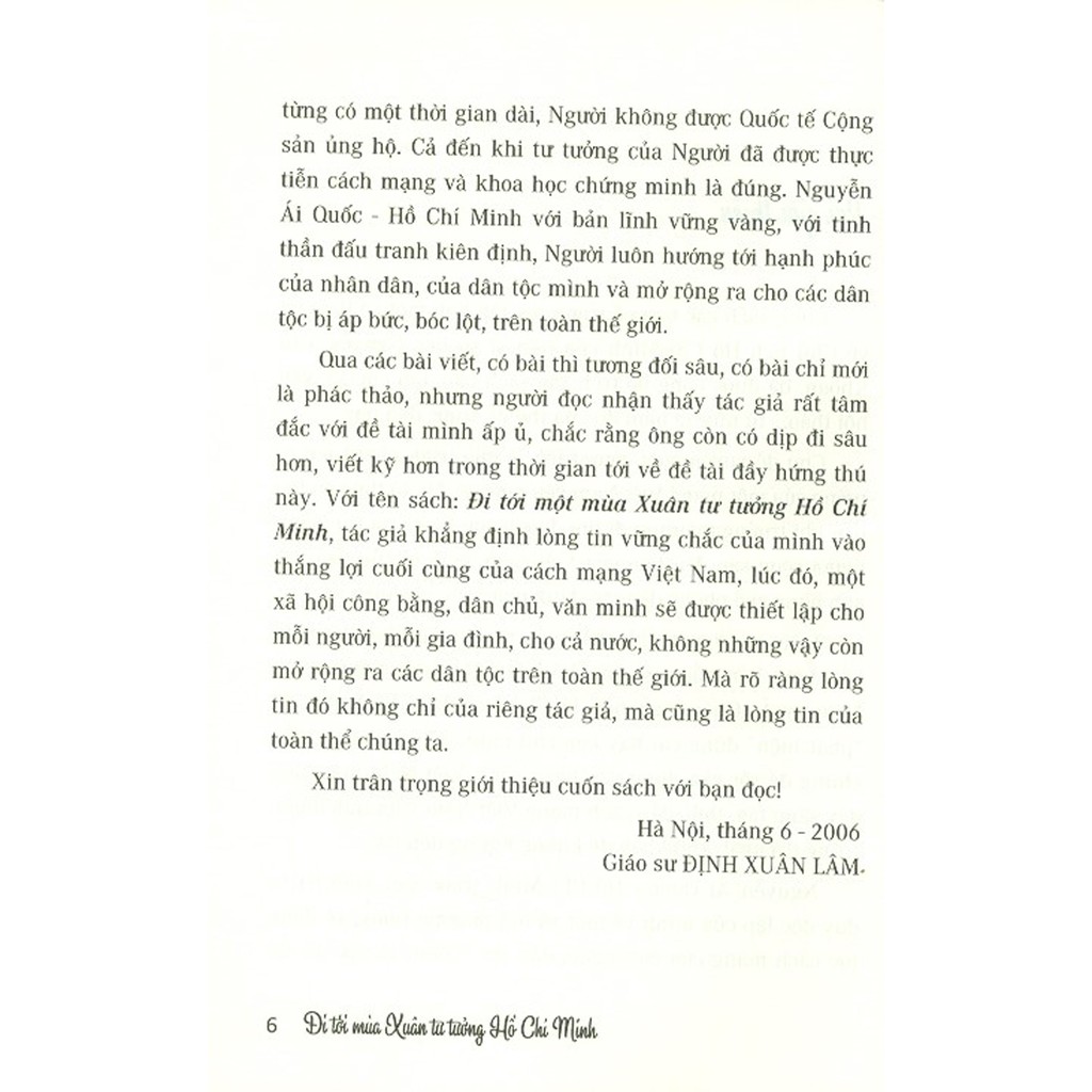 Sách - Đi Tới Mùa Xuân Tư Tưởng Hồ Chí Minh | BigBuy360 - bigbuy360.vn