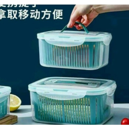 HỘP ĐỰNG ĐỒ BẢO QUẢN TỦ LẠNH - Bộ set 5 rổ hộp đựng đồ tủ lạnh đa năng thông minh cao cấp