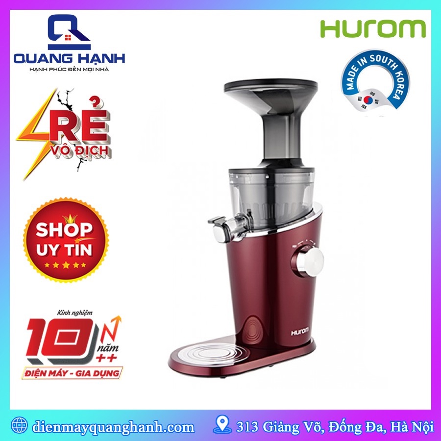 Máy ép chậm Hurom H100 EBE H100-EBE [Hàng chính hãng, bảo hành 10 năm, sản xuất tại Hàn Quốc]