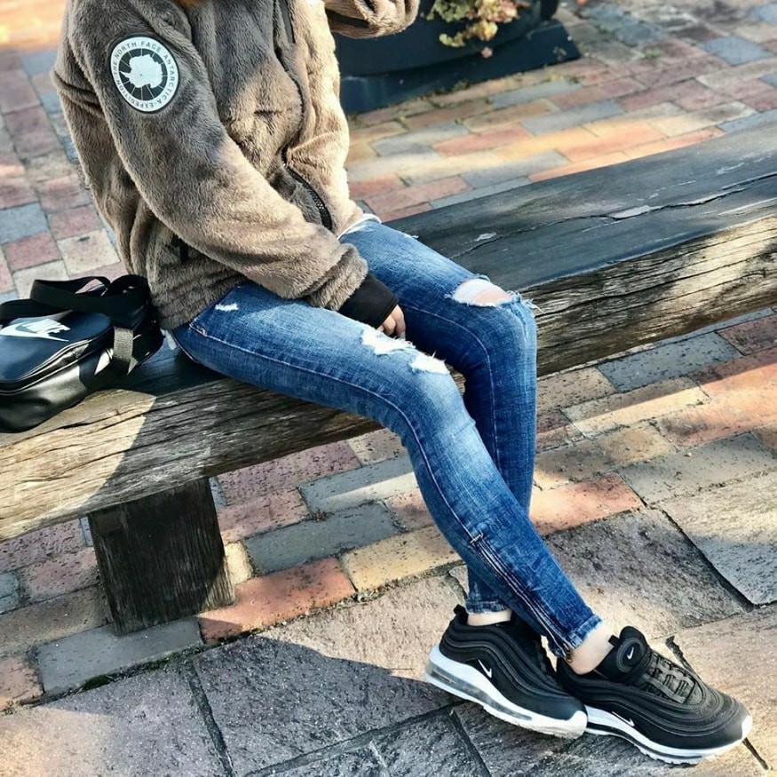 Sẵn auth giày nike air max 97 black white săn sale