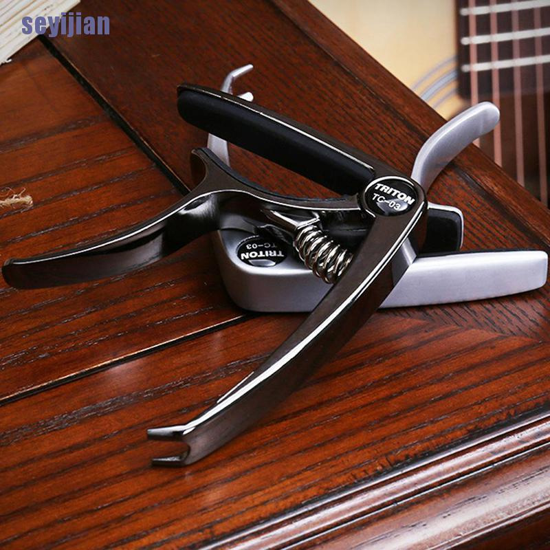 Kẹp Capo Có Lò Xo Thay Đổi Nhanh Chóng Cho Đàn Guitar Điện / Bass