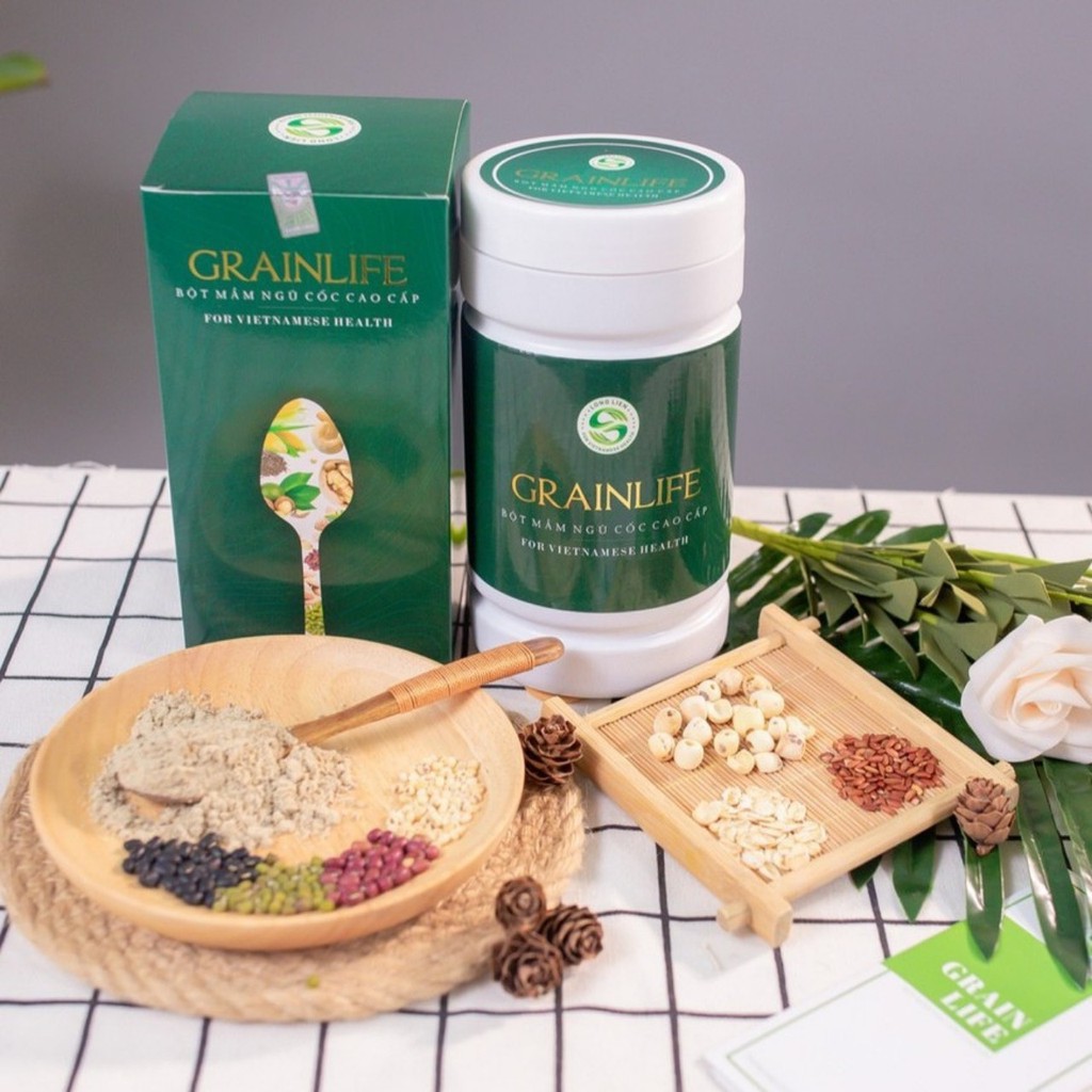[CHÍNH HÃNG] Ngũ cốc nguyên chất, Ngũ cốc ăn kiêng GRAINLIFE Không đường, Không chất bảo quản, Không chất phụ gia
