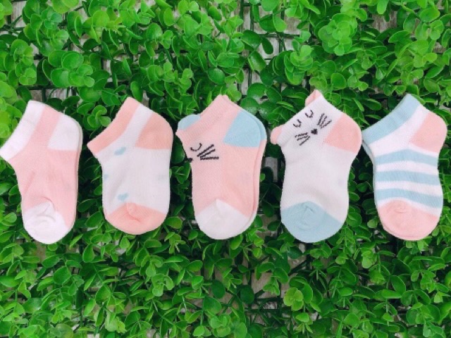 Sét 5 Đôi Tất Lưới Kids Socks Loại Đẹp