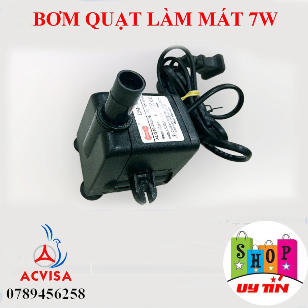 Bơm quạt làm mát 7W - GIÁ TỐT CHO THỢ