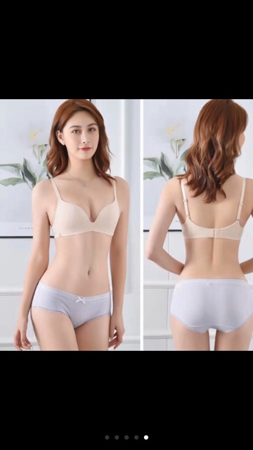 Quần lót gân tăm đính nơ cao cấp