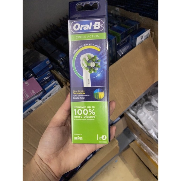 Đầu bàn chải điện Cross Oral b chính hãng lẻ đầu, set 2, 3,4,5,6