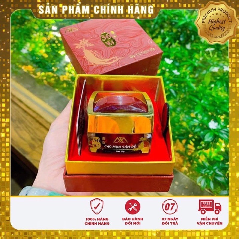 [Chính Hãng] Cao Mụn Sâm Đỏ 36 Vị Thuốc Bắc Hủ To 15g Hủ Lớn | BigBuy360 - bigbuy360.vn