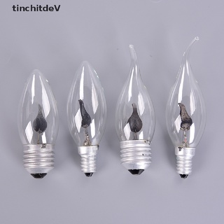 [Elgmk] E27 E14 Đèn LED Đốt Nến Hiệu Ứng Lửa Bóng Đèn Ngọn Lửa Trang Trí