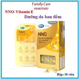 Viên dưỡng da Vitamin e NNO - 30viên