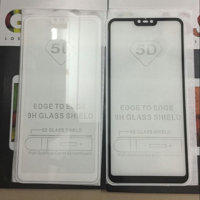Kính cường lực 5D full keo xiaomi redmi note 6
