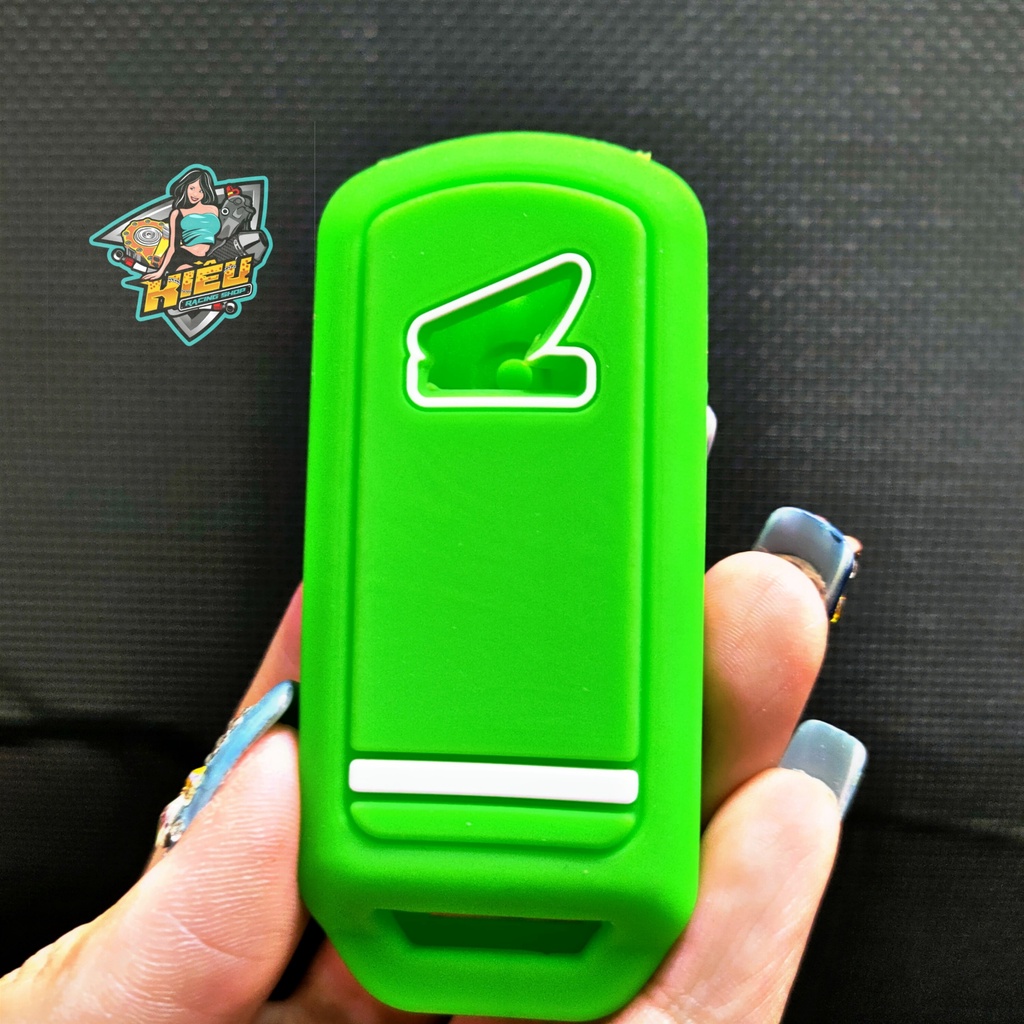 Bao(vỏ) silicon Smartkey 3 Nút Bấm Khoét Logo Honda Hình Cánh Chim Loại Dày