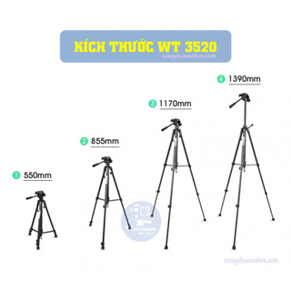 Chân máy ảnh Tripod Weifeng WT-3520 HCM