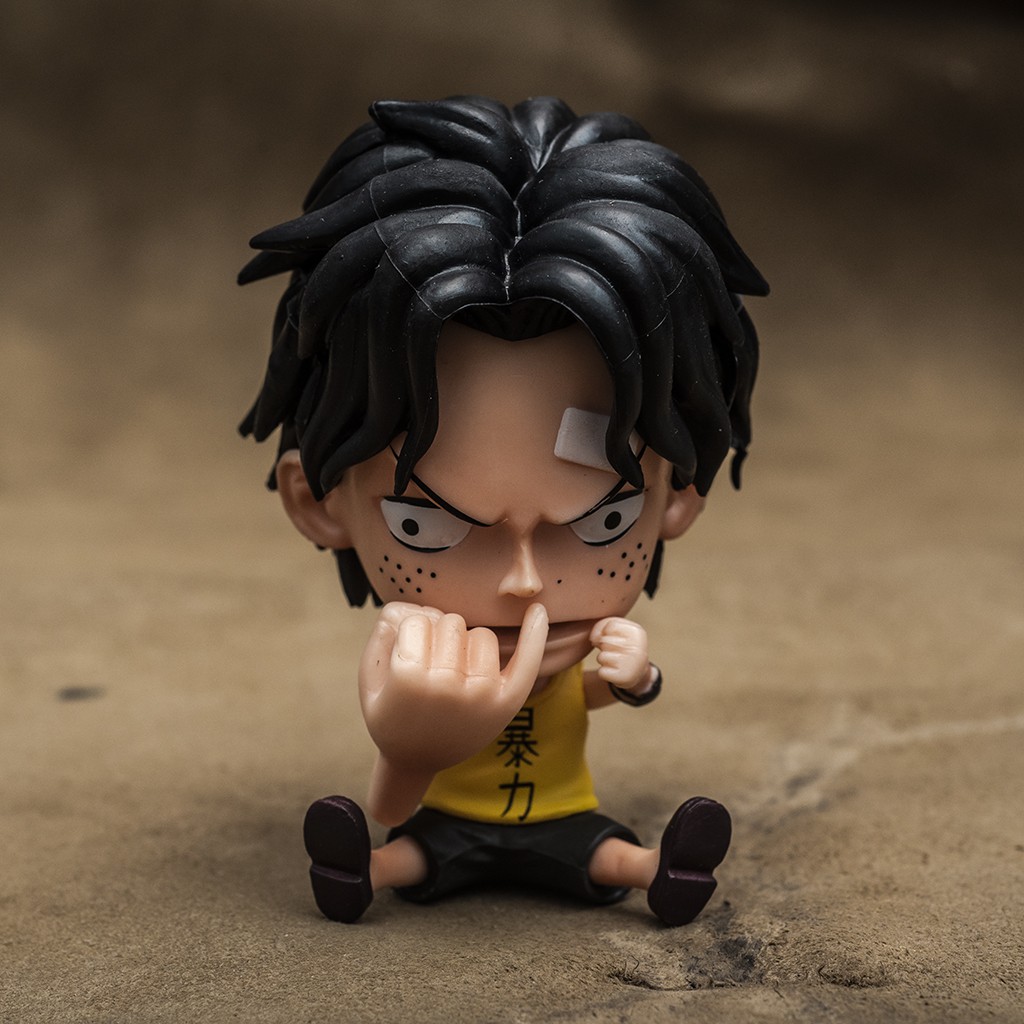Mô hình One Piece chibi các nhân vật Luffy, Zoro, Sanji, ACE, Sabo - Mô hình trang trí Bão Store