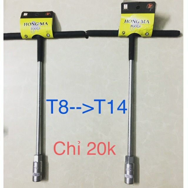 Tuýp chữ T đủ số