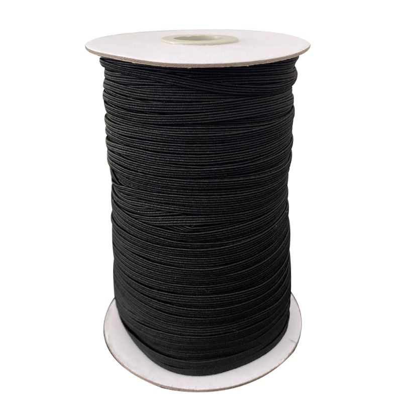 Cuộn Dây Thun Bản Dẹt Co Giãn 100Yards 3mm 4mm 5mm 6mm Làm Đồ Thủ Công DIY