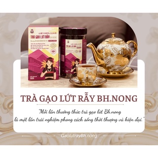 Trà Gạo Lứt Đậu Đen, Trà Gạo Lứt Cô gái Bhnong 500gr hỗ trợ giảm cân, ngăn ngừa bệnh Tiểu Đường