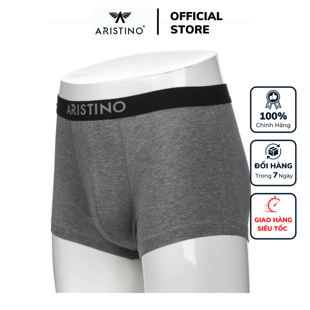 Quần lót nam Aristino ABX03707 quần sịp đùi quần xì boxer nhiều màu chất cotton mềm mại thoáng mát cao cấp chính hãng