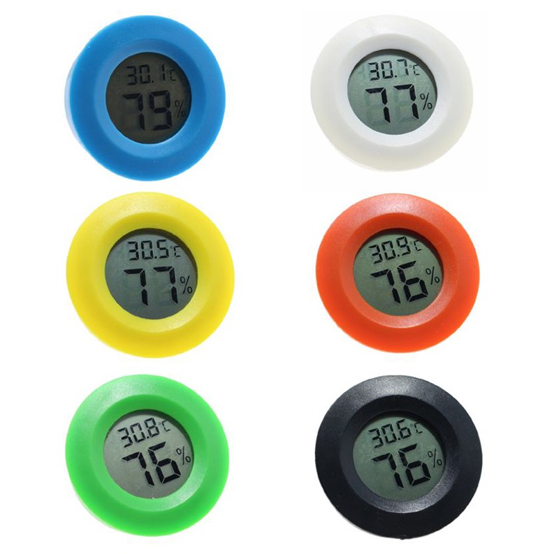 Mini LCD Nhiệt kế kỹ thuật số Máy đo độ ẩm Nhiệt độ Độ ẩm Máy đo tại nhà