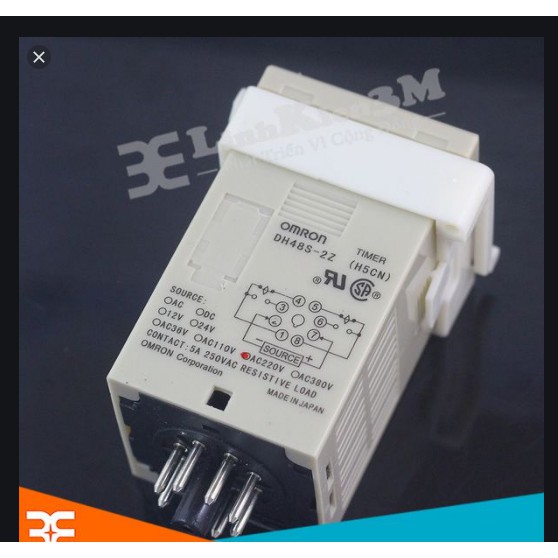 [ĐiệnHN] - Rơle thời gian (Timer ) Omron DH48S-2Z - 0981483660