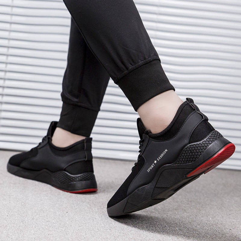 Giày thể thao phối vải lưới thoáng mát chống trơn thời trang thu đông dành cho phái mạnh | BigBuy360 - bigbuy360.vn