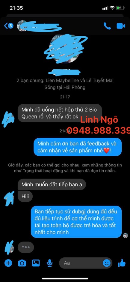 TINH CHẤT BIOQUEEN PLUSS - CÂN BẰNG NỘI TIẾT TỐ NỮ, BỔ HUYẾT, TRẮNG MỊN DA | Thế Giới Skin Care