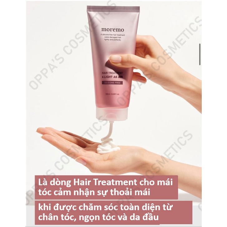 Dưỡng tóc  MOREMO HAIR TREATMENT LIGHT AS AIR 180ml