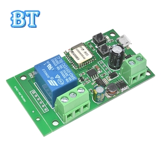 Bộ chuyển đổi thông minh tự khóa WiFi Wireless Relay Module APP Control USB 5V/DC7-32V