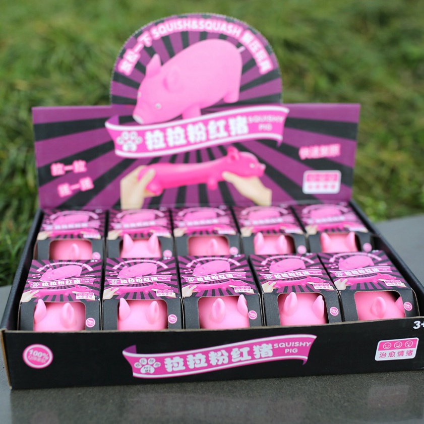 Squishy Heo Hồng Cát Gudetama Có Thể Kéo Dài Giải Trí Xả Stress Đáng Yêu Cực Vui Nhộn