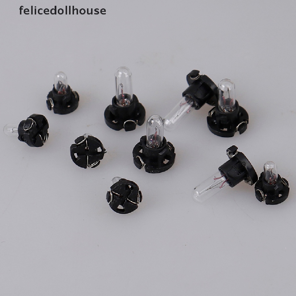 Set 5 Bóng Đèn LED T3 T4.2 Ánh Sáng Ấm Gắn Bảng Điều Khiển Xe Hơi