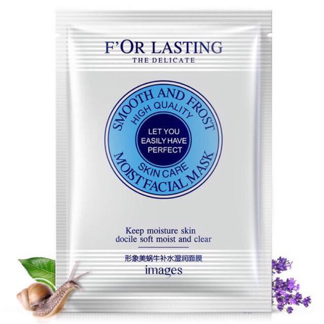 [RẺ VÔ ĐỊCH] Mặt nạ giấy dưỡng da mụn cấp ẩm thải độc ốc sên và bơ, hoa hồng, hoa lavender For Lasting Images | WebRaoVat - webraovat.net.vn