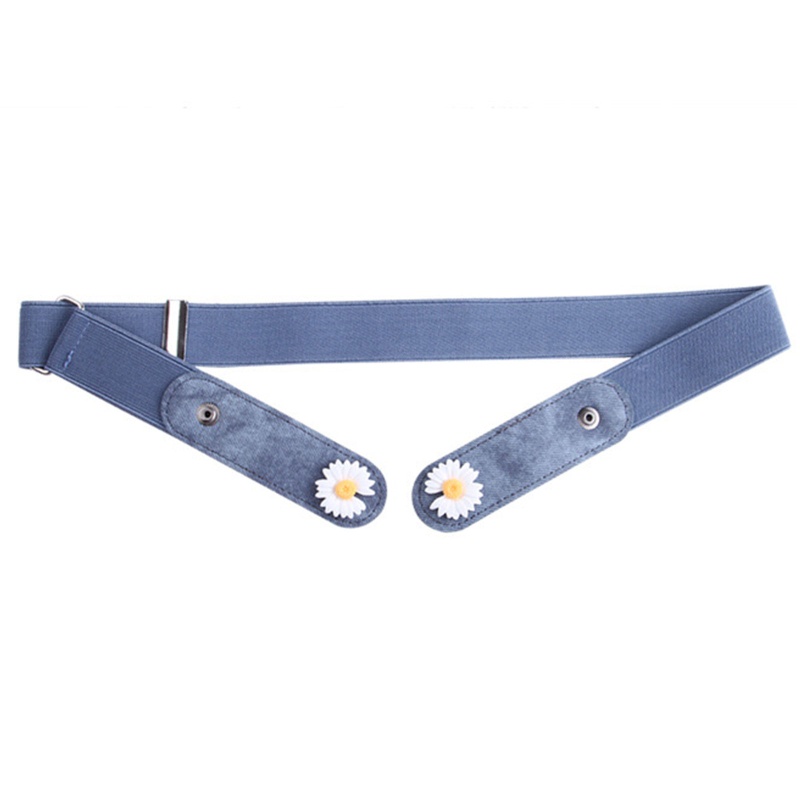 Thắt Lưng Denim Co Giãn Không Khóa Thời Trang Cho Nam Và Nữ