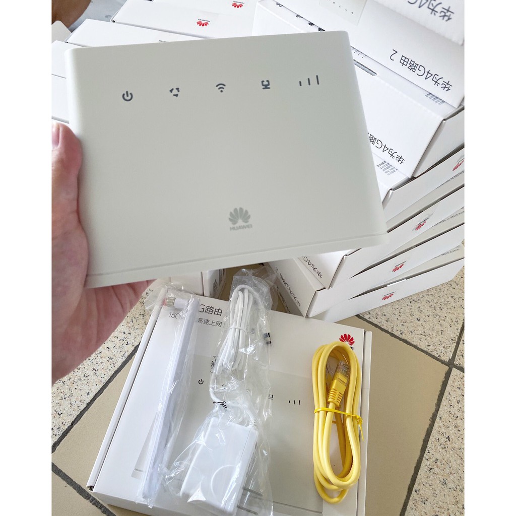 Bộ phát không dây 4G LTE CPE 101 Có 3 cổng lan ra. Tặng kèm 2 râu Anten | BigBuy360 - bigbuy360.vn
