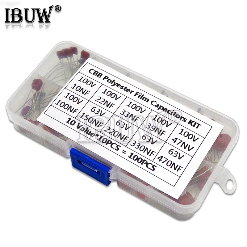 Set 100 Tụ Điện 10nF~470nF Độ Chính Xác Cao