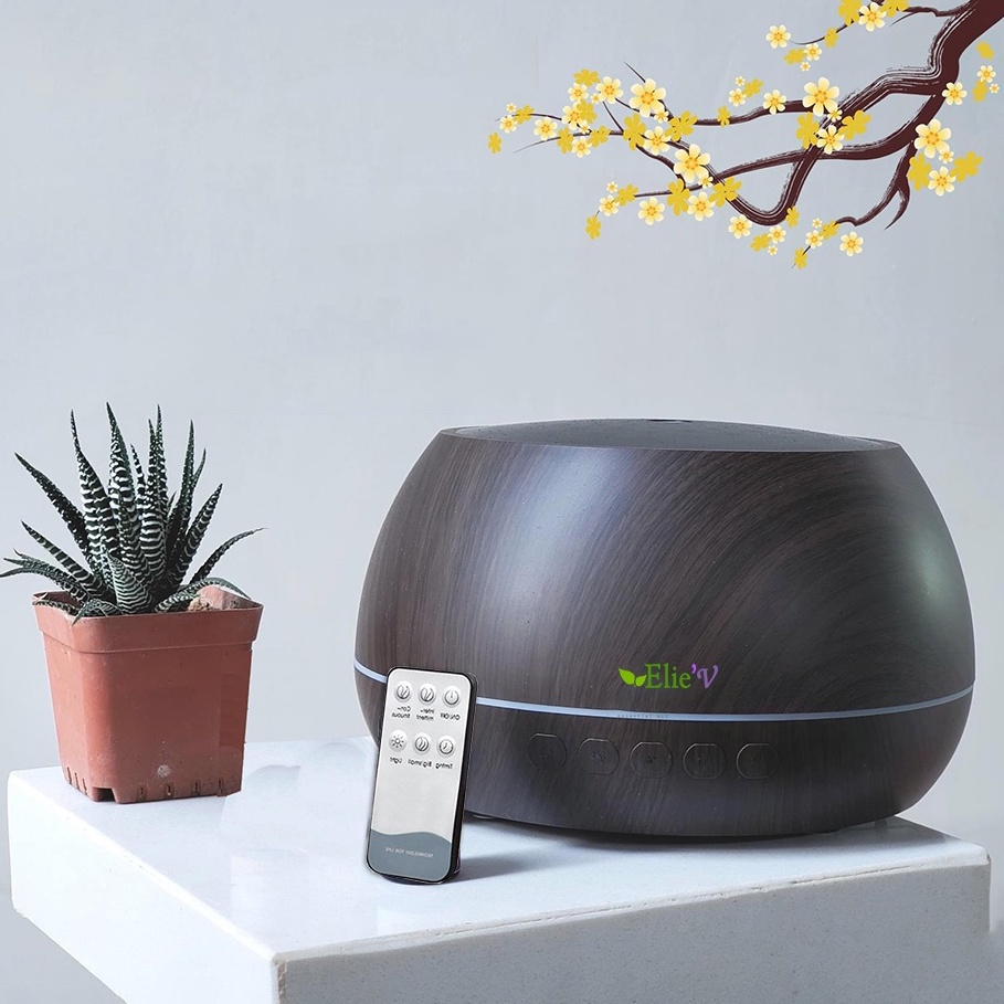Máy Khuếch Tán Phun Sương Tinh Dầu Tích Hợp Loa Nghe Nhạc Bluetooth 1000ml Kèm Tinh Dầu 10ml