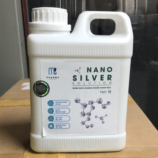 Can 1000ml kháng khuẩn Nano bạc MC Pharma - Tặng 3 chai xịt phun sương
