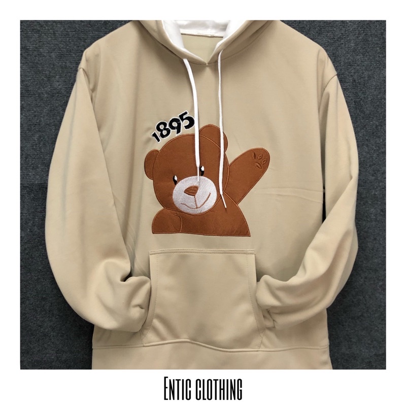 [new] Áo Hoodie Nỉ bản Thêu TEDDY Xịn Ulzzang Chống Nắng, Dày dặn