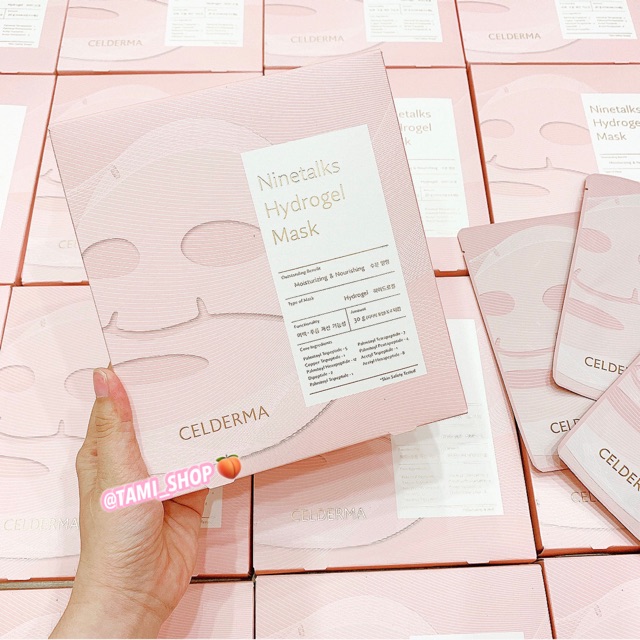 Mặt Nạ Gel Thạch Sinh Học Celderma Ninetalks Hydrogel Mask