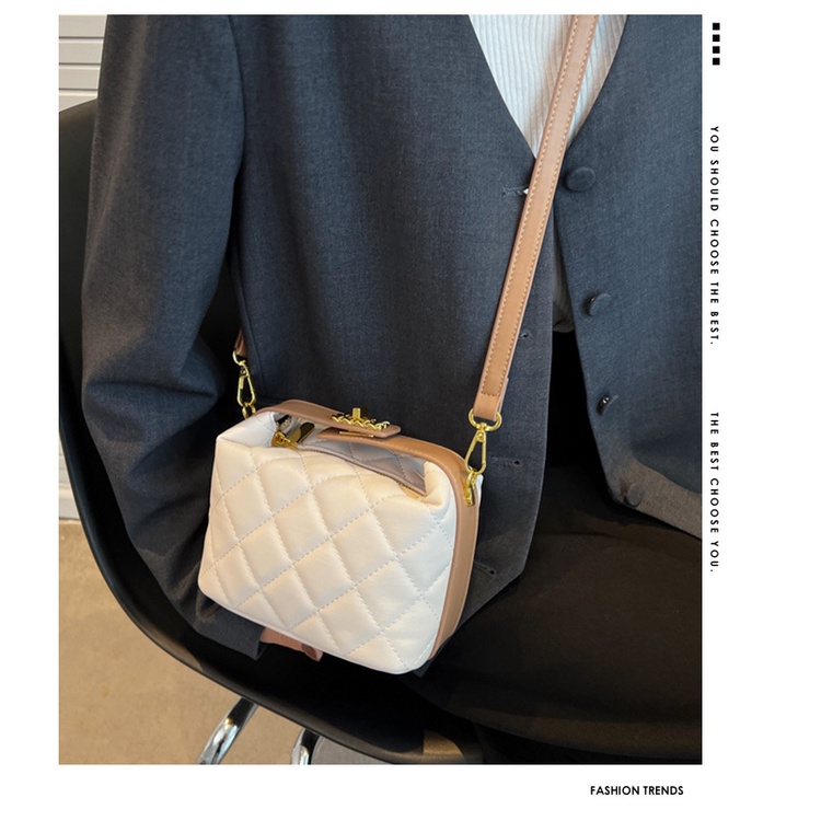 Túi Đựng Hộp Cơm Trưa Cao Cấp Kết Cấu Mới Mùa Hè Dành Cho Bạn Nữ