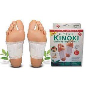 Kinoki BỘ 50 Miếng dán chân - giải độc gan - nội tiết tố - dán ở gan bàn chân có thể hút hết chất độc trong cơ thể massa