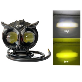 Đèn laser 2 mắt 2 chế độ hình cú mèo cr7