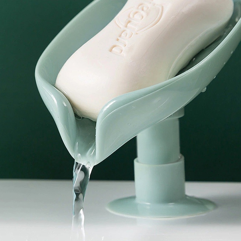 Giá Để Xà Phòng Ráo Nước Có Giác Hút Gắn Tường Không Cần Đục Lỗ Có Thể Tháo Rời Cho Nhà Tắm