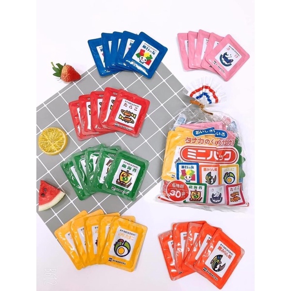 Gia vị rắc cơm Tanaka Furikake Nhật bản 60k/ 1 túi