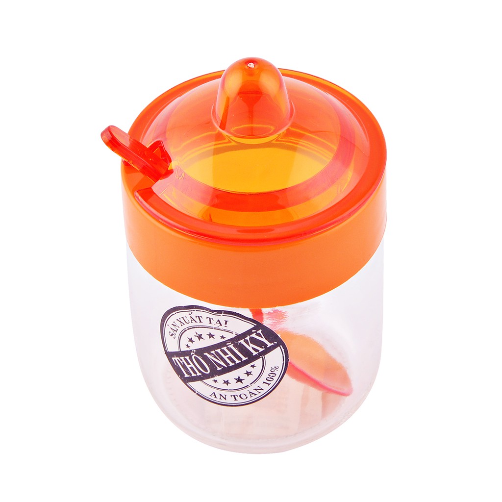 Bộ 3 Hũ Gia Vị Thủy Tinh Có Muỗng Herevin 200ml - HUGI131505