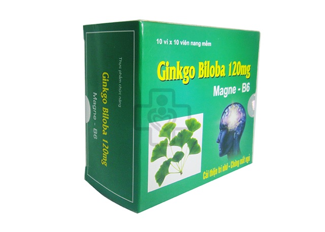 Viên uống bổ não Ginkgo Biloba 120mg Mg-B6 - Hộp 100 viên