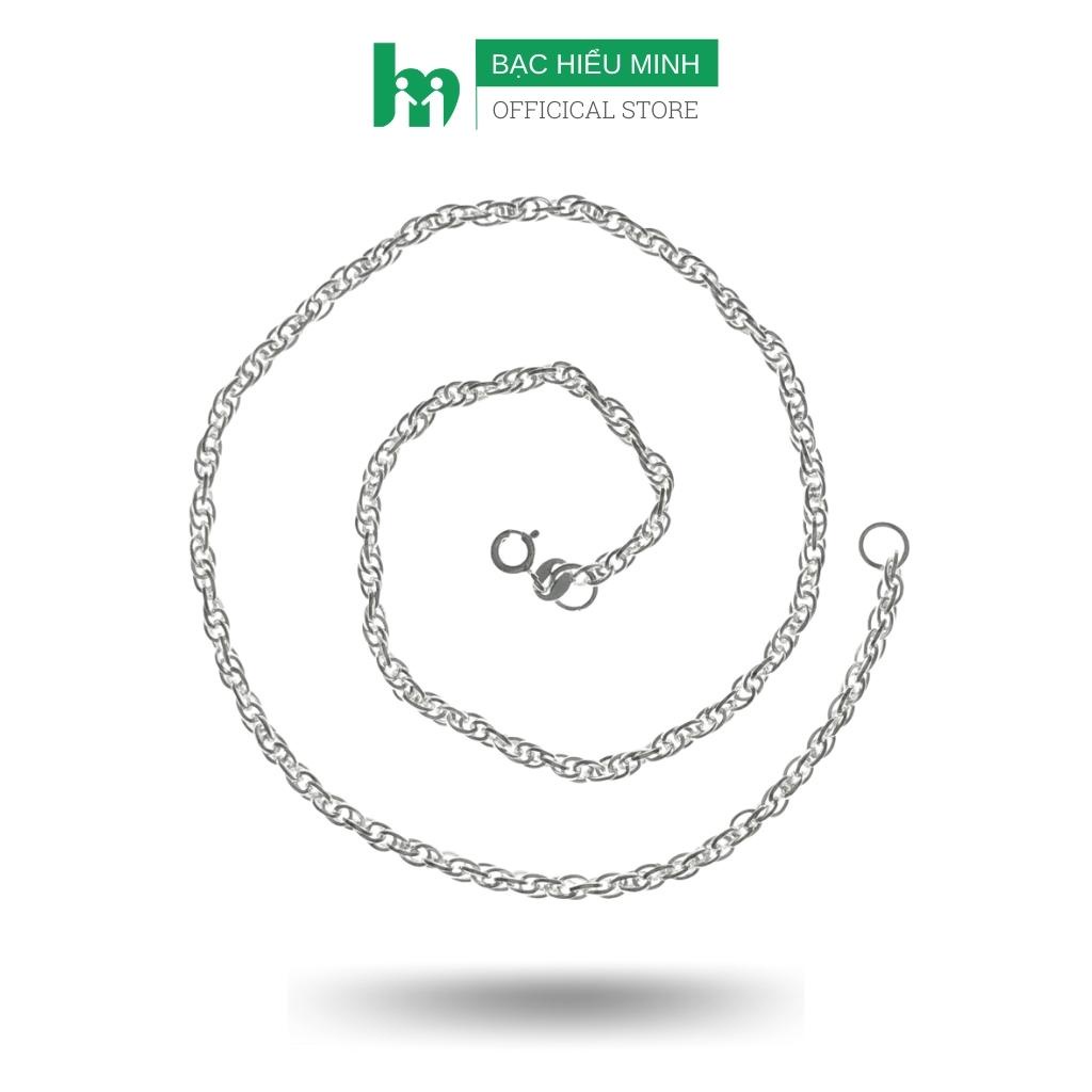 Dây Chuyền Trẻ Em Bạc Hiểu Minh DTE037 Bảo Hành Vĩnh Viễn
