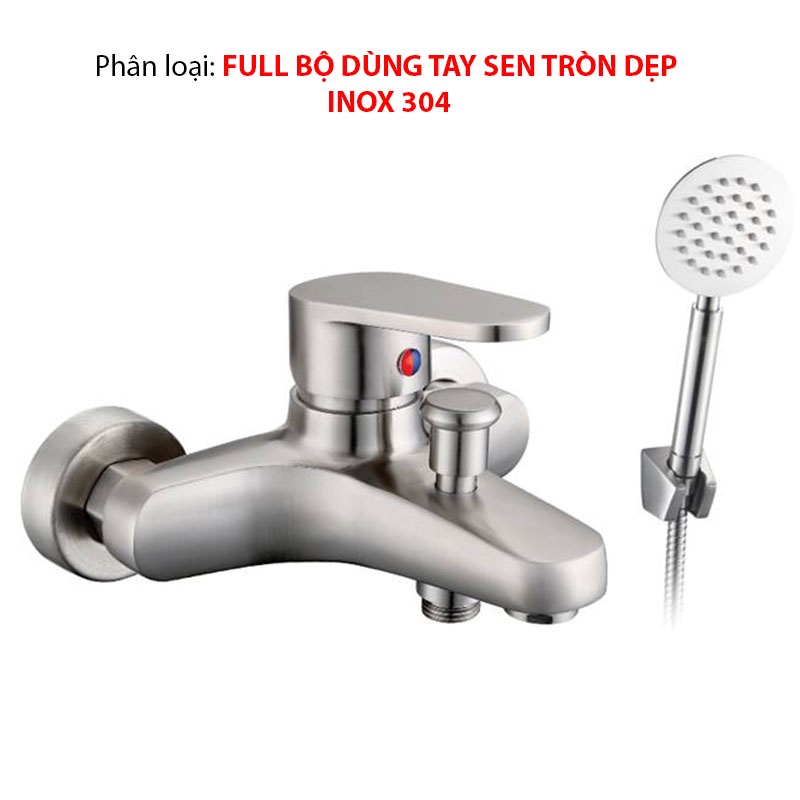 [DÒNG PLUS LOẠI 1] Bộ củ Sen Tắm Nóng Lạnh SENTANO STN-203 Plus INOX 304